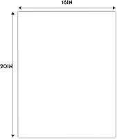 Vista 2 de Golden State Art, Tablero de respaldo blanco de 16 x 20, tableros de respaldo para marco, imagen (paquete de 10)