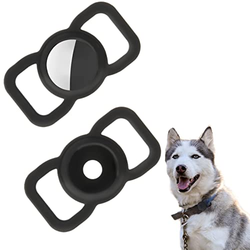 AUXSOUL 2 Pezzi Airtag Collare per Cani Custodia