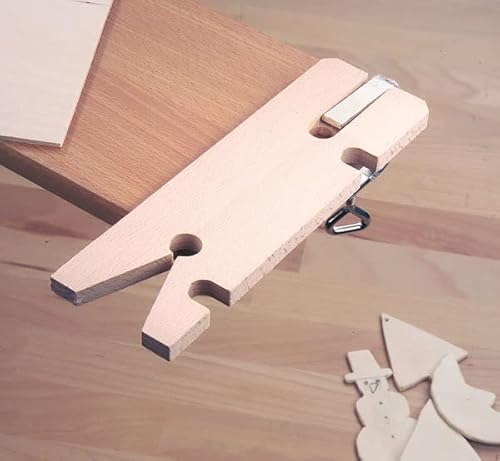 Pebaro Laubsägetischchen 210 mm mit Einspannhilfe und Tischzwinge