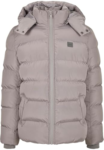 Urban Classics Herren Hooded Puffer Jacket with Quilted Interior Jacke, Asphalt, L