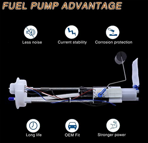 FOKES Electric Fuel Pump Assembly with Tank Seal Replacement for Polaris Ranger 800 EFI 2013-2017, Ranger 500 2017-2020, M1400 GAS 2015-2016.Replaces OE # 2204945 2204402 2521198 2521091
