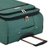kensie Hudson Softside 3-Piece Spinner Luggage Set, Smoke Pine