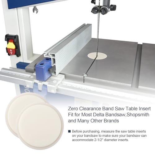 Zero Clearance Band Saw Table Insert Fit for Most Delta Bandsaw,Shopsmith and Many Other Brands,Bandsaw Stabilizer - Eliminate Tearout,Enhance Safety & Precision-4PACK - Thumbnail 2