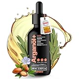 IMPERIO Arganöl kaltgepresst mit hochwertigem Retinol (Vitamin A) | 60ml | Für Haare, Haut, Nägel & gegen Falten | 100% naturreines Pflegeöl mit Leinsamen Extrakt | Marokkanisches Argan Oil (1er Pack)