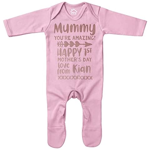 Purple Print House Personalised Mother's Day Romper Cover