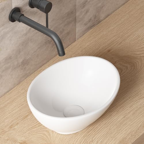 Mini évier en porcelaine céramique pour optimiser un lave-mains