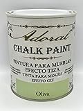 Acabado efecto efecto tiza, mate y liso (chalky paint)