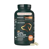 VetriScience Healthy Hip & Joint Chewable Tablets, GlycoFlex Glucosamine and Green-Lipped Mussel Joint Support Supplement for Dogs, Promote Mobility and Protect Joints, Chicken, 120 Count