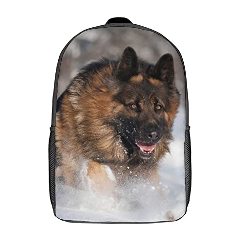 Sac à dos pour chien adulte et enfant de 17 pouces, grand sac d'école grand volume
