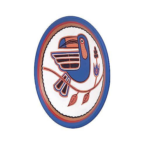 Image of Aakriti Art Creations Serene Songscapes Terracotta Wall Decor Plate, Pichhwai Art Wall Hanging Plate Set of 1, Blue Color | Glossy Finish Terracotta | Home Items for Living Room, Bedroom, Office