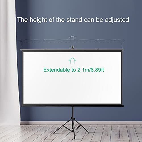 Pantalla para proyector 60 pulg. con trípode 4:3 miniatura 3