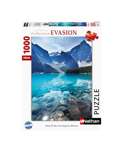 Puzzle 1000 pièces : Massif des montagnes bleues Ravensburger Nathan - vue 2