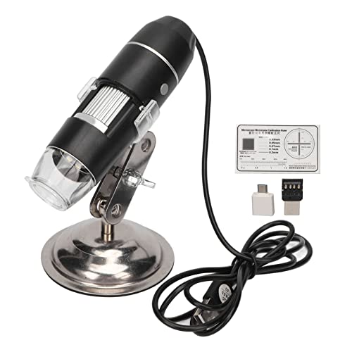 Image of Skin Hair Scalp Detector, Digital Microscope Skin Analyser High Resolution 500X Magnification for Salon Use for Stamp