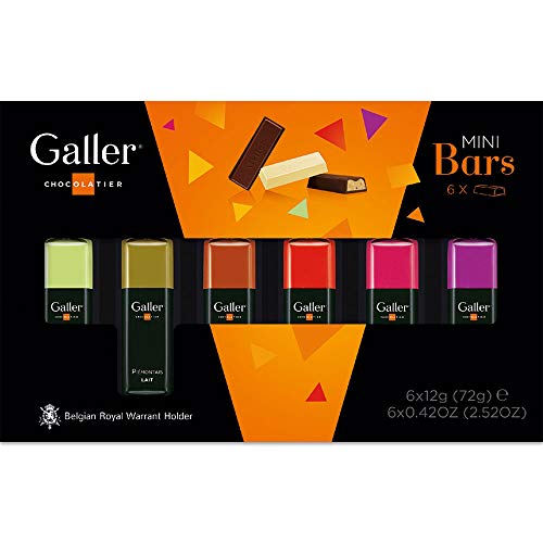 Galler (ガレー) ベルギー王室御用達 チョコレート ミニバー 6本入 2020年限定パッケージ