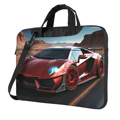 Bolso Computadora Portátil Rojo para Mujer y Hombre 13"