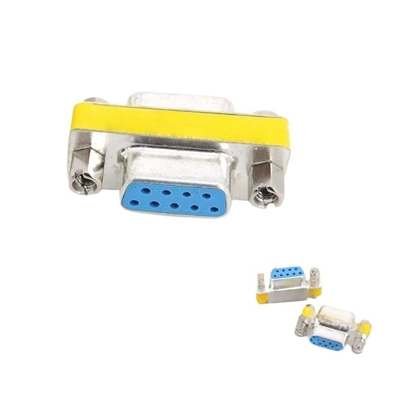 Image of 1 /5pcs DB9 VGA Plug Socket Adapter Connector Converter MI NI Gender Changer RS232 Serial(Female,1pc)