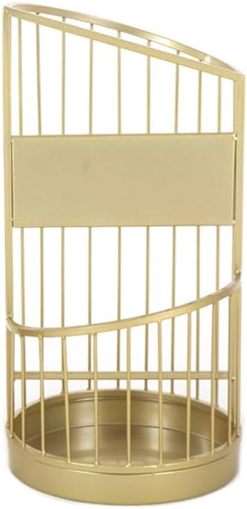 Round Home Golden Umbrella Holder