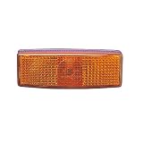 Hohe Sichtbarkeit Raceflag Begrenzungsleuchte, rechteckig, Orange für Camping Car Hella