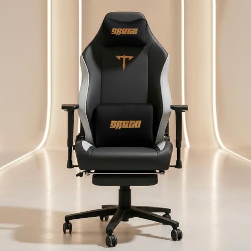 DROGO Titan Leto Ergonomic Gaming Chair with Hybrid Leatherette F...