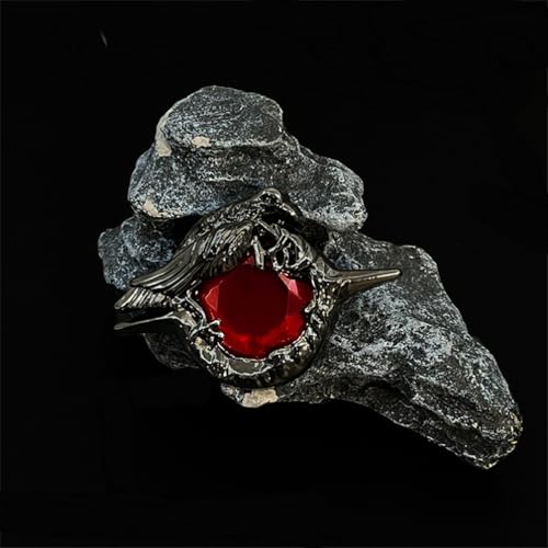Image of Game LAD Sylus Crow Cosplay Badge Necklace Alloy Red Gem Brooch Lapel Pins Jewelry Bag Costume Accessories Prop Gifts