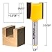 YONICO Router Bits Straight Bit 13/16-Inch Diameter X 25/32-Inch Height 1/4-Inch Shank 14014q