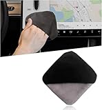MUQIDA Car Screen Cleaner, Square Microfiber Cloth Non-Scratch Auto Touchscreen Cleaning Wipes, Foldable Touch Screen Pad Universal Cleaning Tool for Vehicle Dashboard Display (Square)