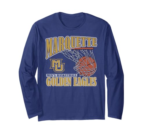 Marquette Golden Eagles Men's Basketball Vintage Lift Long Sleeve T-Shirt