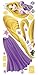 RoomMates RMK1941GM Disney Tangled Rapunzel Glow in The Dark Giant Peel and Stick Wall Decal