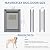 MAVRICFLEX Heavy Duty XL Dog Door with Double Sliding Lock Panel, Energy Efficient Rugged Aluminum Large Dog Door, Easy Installation, Magnetic Double Flaps Dog Door for Large Dogs Up to 220lbs