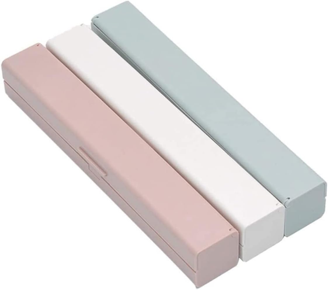 Luxshiny 3pcs Cling Wrap Dispenser Cutter for Kitchen Organization Efficient Wrap Cutting Storage Holders