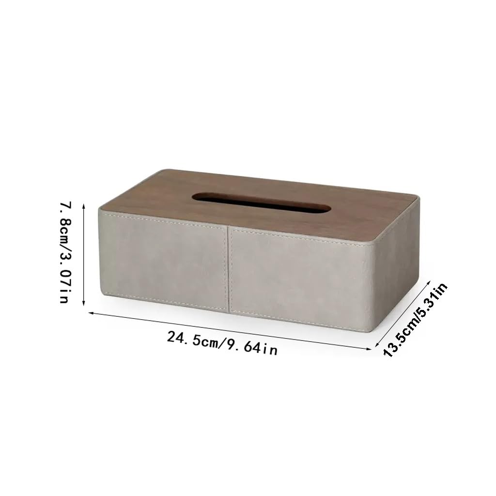 Scatola di fazzoletti di copertura Nuova scatola di fazzoletti di noce cinese per soggiorno, casa, camera da letto, legno, tovaglioli, orno(C)