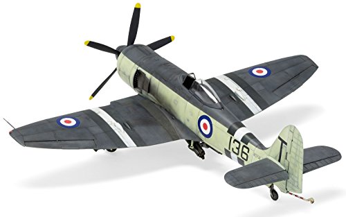 Airfix Model Airplane Kit Gift Set - Hawker Sea Fury FB II Plastic Model Kits for Adults & Kids 8+, Skill Level 2, 1:48 Scale Aircraft Models for Beginners Unpainted - Thumbnail 2