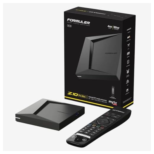 Formuler Z10 Pro Max 4K Android 10 OTT mediastreamer 4 GB RAM 32 GB blixt, WLAN
