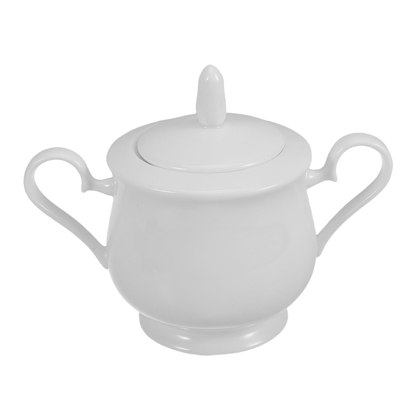 GRIRIW Stylish Small Sugar Container Ceramic Sugar Bowl Airtight Lid for Freshness for Home Decor