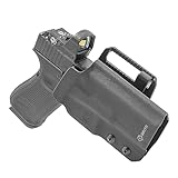 GRITR OWB Kydex Right Hand Gun Holster Fits Glock 19 - Optic...