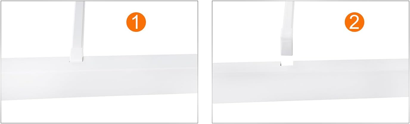 White Twin Bed Frames with Headboard, Twin Bed Frame No Box Spring Needed, No Squeaky, Easy to Assemble Twin Size Bed Frames, Victorian Style