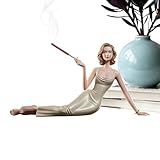 Photo Gallery generico statua di donna decorazione per la casa, statuetta di donna moderna, scultura di con aromaterapia, ornamento artistico femminile, statua del corpo minimalista per libreria display comodino