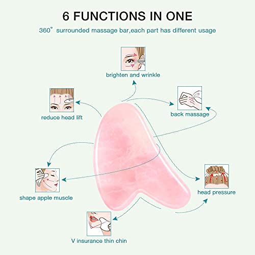 Getmecraft Store Getmecraft Rose Quartz Gua Sha Set (Leaf & Rabbit - Image 5