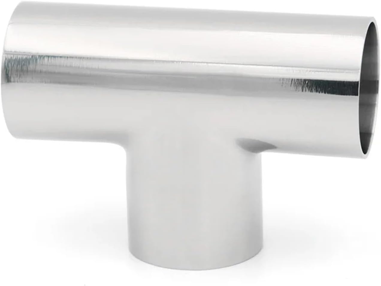 SS304/316 Sanitary Welding Tee - 19mm to 102mm OD 3-Way Stainless Steel Pipe Fitting(SS316L-OD x Thick,OD102 x 2mm)