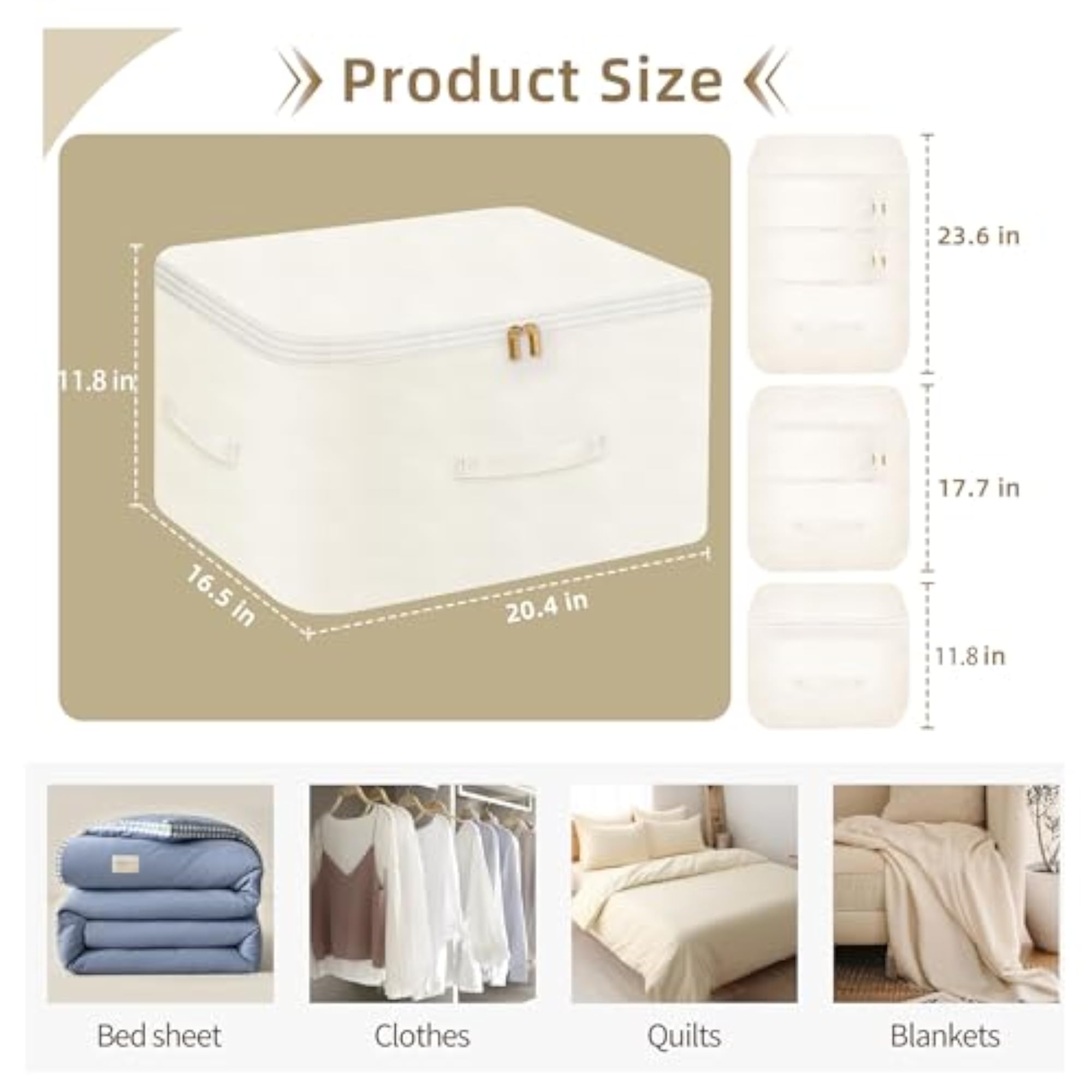 Ultra Space Saving Self Compression Organizer Bag