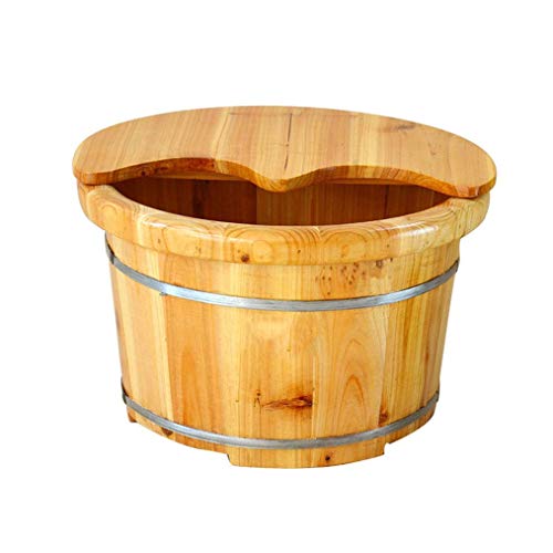 Spa de pies de madera BABYCE con tapa y aroma natural miniatura 1