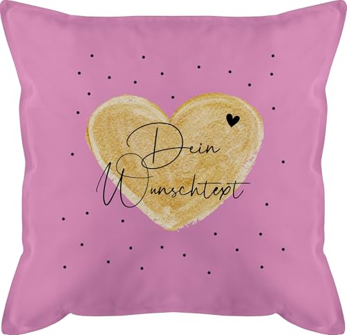 Kissen 50x50 - Aufdruck selbst gestalten - Dein Wunschtext I Geschenk...