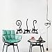 Three Cat Pattern Cartoon DIY Wall Stickers, Artwork Animal Decal Removable Wallstickers Art Decal for Baby Kids Children Nursery Bedroom Living Room - Funny & Lovely (12