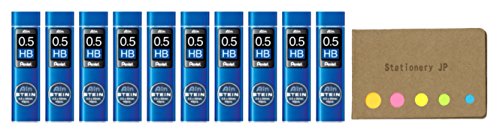 Pentel Ain Mechanical Pencil Leads 0.5mm HB, 10-pack/total 400 Leads Value Set
