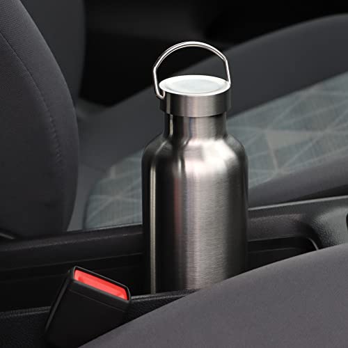 Robin Goods® stainless steel drinking bottle with handle thermo camping bottle, break-proof and BPA-free - Image 3