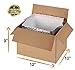 ABC PACK & SUPPLY 5 Pack Silver Foil Insulated Box Liners 12 x 10 x 9 inches. Shipping Boxes for Frozen Food, Odorless Insulated Containers. Leakproof Cold Shipping Boxes for Frozen Fish, Meat