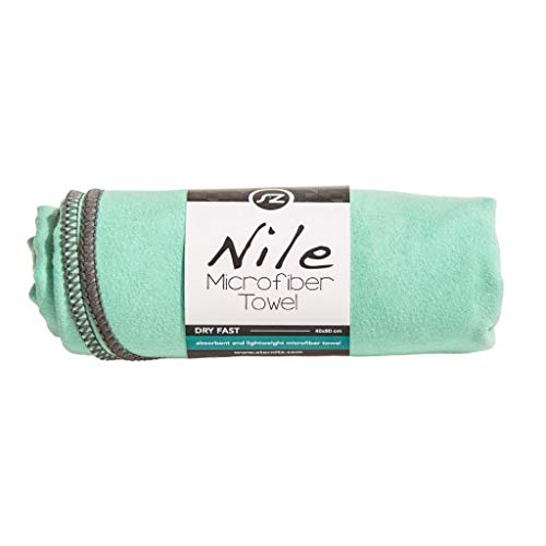 Sternitz Toalla de Microfibra Compacta - Absorbente - Secado Rápido Natación, Gym, Running, Ciclismo, Senderismo, Yoga, Pilates, etc. - Microfiber Towel (2 Pack, Aquamarina)