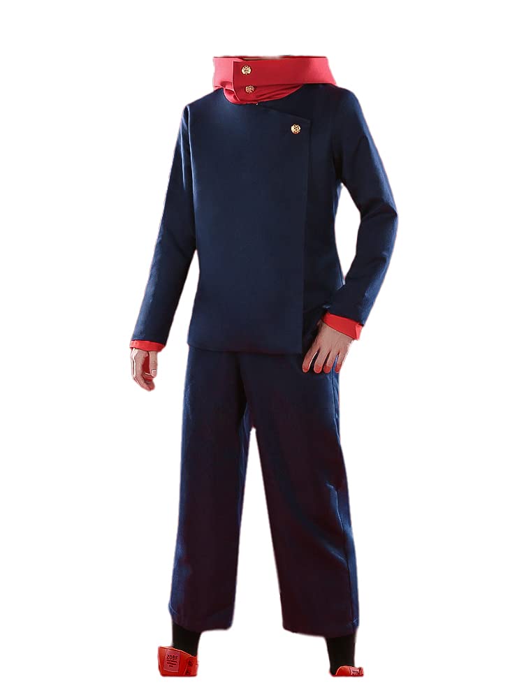 ZDEARKEY Yuji Itadori Cosplay Costume School Uniform (XL)