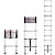 MEANFUN 10.5 FT Telescoping Ladder, One-Button Retraction Aluminum Compact Retractable Telescopic Ladder for Attic RV Roof Home, Soft-Close Design Folding Ladder with ANSI Certified, 330 Lb Capacity