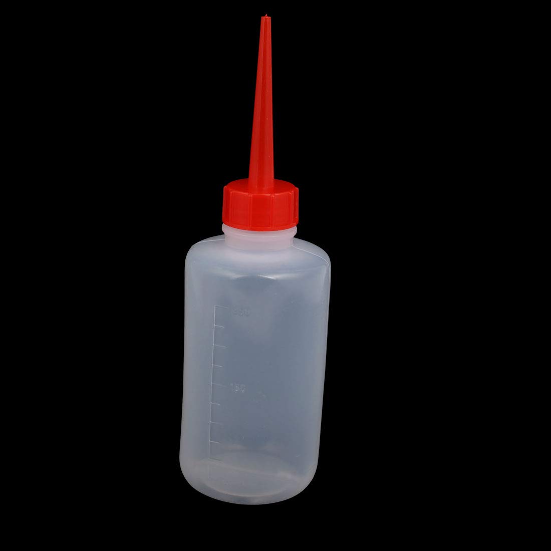 Aexit 2Pcs 8.5oz gauge LDPE Plastic Red Squeeze Mouth Kitchen Label Glue Oil Bottle